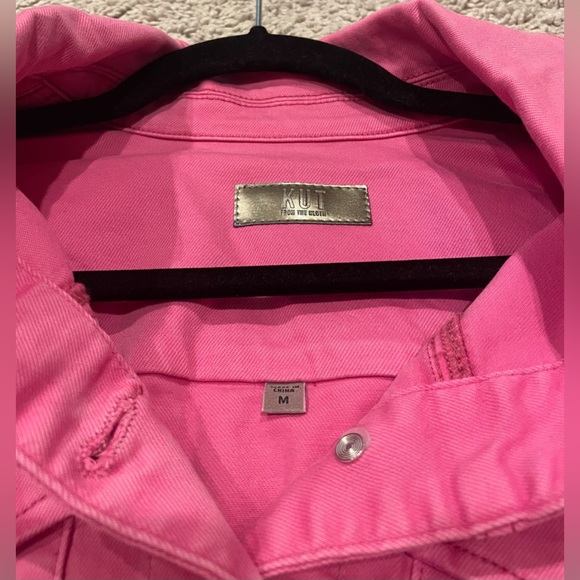 KUT from the Kloth Women's Kara Jacket-No Wst with Frayed Hem - Picture 4 of 8